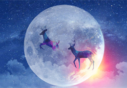 七彩的星空